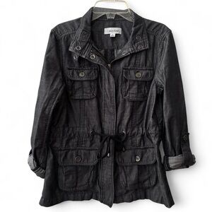 Calvin Klein Women's Black Denim Jacket